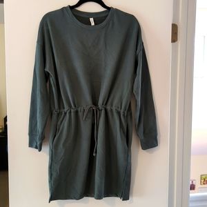 Sage green sweatshirt dress by wishlist.  Never worn